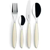 Guzzini Feeling Besteckset 24 Teile Creme