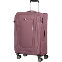 American Tourister Wanderlite Spinner M - Erweiterbar 73/81 Liter - 68x43x29/32 cm - galactic mauve