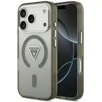 GUESS case passend für IPHONE 17 Pro Max kompatibel mit MagSafe GUHMP17XHGTMLCGA (IML Gradient W/ Triangle Logo) khaki