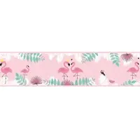 A.S. Création Bordüre "Flamingo Love" Motiv abstrakt naturalistisch glatt Tapete Kinder Borte Wohnzimmer Schlafzimmer Küche Design Kinderzimmer