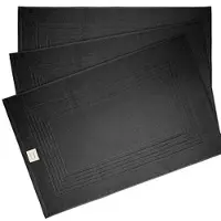 Dyckhoff Badvorlegerset Nature Anthrazit 50 x 80 cm 3-tlg.