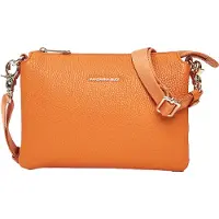 Mandarina Duck Dreifach-Clutch mit verstellbarem Schulterriem und Innentaschen