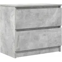 vidaXL TV-Schrank Betongrau 60x35x54 cm Holzwerkstoff