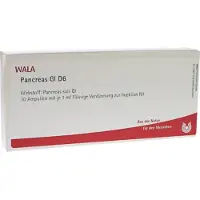 Wala Pancreas GL D 6 Ampullen 10x1 ml