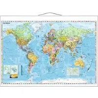 Franken Kartentafel Welt laminiert