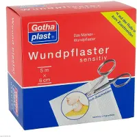 Gothaplast GmbH Gothaplast Wundpflaster, sensitiv 6 cmx5 m 1 St