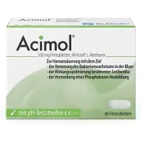 Dr. Pfleger Arzneimittel GmbH Acimol 500 mg Filmtabletten - mit pH-Teststreifen 48 St