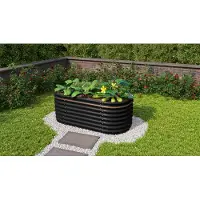 Pergart Vitavia, Hochbeet "Vita 630", schwarz, 162 x 82 x 63 cm (L x B x H)