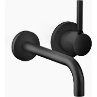 Dornbracht Meta Waschtisch-Wand-Einhandbatterie mit Einzelrosetten