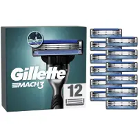 Gillette Mach3 Systemklingen 12er Ersatzklingen, 12 Stück (8001090422859)
