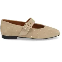 Via vai Ballerina Damen Lou Nina Basket Sand-Schuhgröße 37