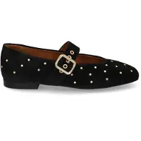 Via vai Ballerina Damen Lou Nina Basket Nero-Schuhgröße 38