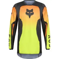 FOX 180 Shield Motocross Jersey, schwarz/gelb, XS