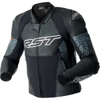 Rst Pro Series Supersport-K D3O perforierte Motorrad Lederjacke