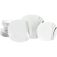 Creatable , 24031, Square City Line, Tellerset 18-tlg, Porzellan
