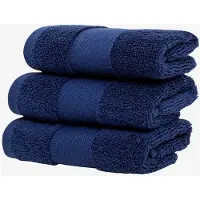 Wolkenfeld Gaestehandtuecher "Premium Low-Twist Baumwolle 550 g/m² – 3 Gästehandtücher" 30×50 cm – weich, saugfähig und ideal für Gäste & Alltag