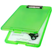 Maped Klemmbrett the clip H2532050 DIN A4 grün transluzent Kunststoff