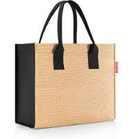 Reisenthel daily shopper, Einkaufstasche, Tasche, Raffia Black, 14 L, DN7078