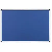BI-Office Filztafel blau 90x60 cm