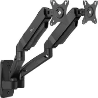 Macleans Wandhalterung für zwei Monitore 17-32" 9kg max mechanische Feder MC-988
