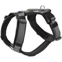 Hunter Maldon, Hund, Halftergeschirr, XS-S, Schwarz, Grau, Nylon, Einfarbig