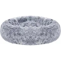 Feandrea Hundebett mit weichem Bezug grau PGW037G01