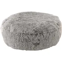 Nobby Komfortkissen Nuru rund grau, Maße: Ø 100 x 20 cm
