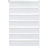Gardinia EASYFIX Doppelrollo weiß 75 x 150 cm