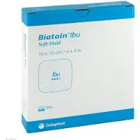 Coloplast GmbH Biatain Ibu Schaumverband 10x10 cm sanft 5 St