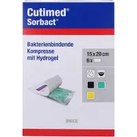Bsn Medical Cutimed Sorbact Gel Kompressen 15x20 cm 6 St