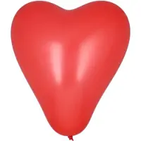 Papstar 48 Luftballons Ø 30 cm rot Heart large
