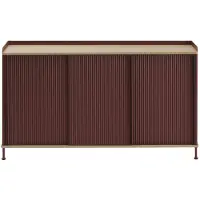 Muuto Enfold Sideboard, 148 x 85 cm, eiche geölt / deep red