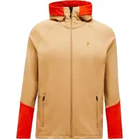 Peak Performance Sweatjacke Rider Essentials Midlayer Zip Hood Herren Sierra Sand Solar Burst-L