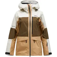 Peak Performance - Skijacke aus GORE-TEX - W Gravity Gore-Tex 3L Jacket Sierra Sand Meadow Moss für Damen - Größe S - Braun