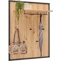 Premium Living Garderobenpaneel Florenz Grau/Eiche Artisan