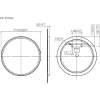 Dornbracht 83151979-33 Lichtspiegel, rund SERIENNEUTRAL
