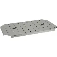 Aps 81117 Abtropfgitter für GN 1/1, Edelstahl, 45 x 25 cm, Höhe 1,5 cm