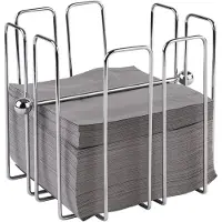 Multi Servietholder 19x19x19 cm med Vægtstang Forkromet til 150 servietter,1 stk