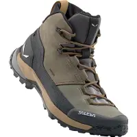Salewa - Puez Leather Mid PTX - Wanderschuhe Gr 47 grau