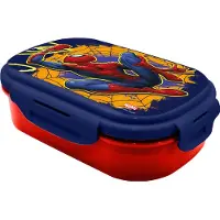 Kids Spiderman Marvel Brotdose + Besteck