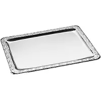 Aps Serveringsfad Barocco 50x36 cm Rektangulær Rustfri stål,1 stk