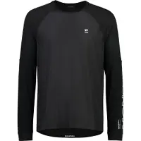 Mons Royale - Winddichtes MTB-T-Shirt aus Merinowolle &ndash; Herren &ndash; Tarn Merino Wind Jersey M - Tarn Merino Wind Jersey M Black für Herren