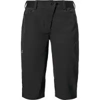 Schöffel 3/4-Hose SCHÖFFEL "Capri Pants Style Keitele WMS", Damen, Gr. 36, Normalgrößen, schwarz (9990, schwarz), Oberstoff: 88% Polyester, 12% Elasthan, Hosen 3/4-Hose