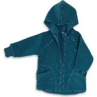 Engel Baby-Jacke mit Kapuze und Reissverschluss