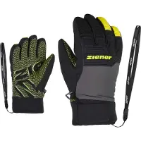 Ziener Multisporthandschuhe "LANUS AS(R) PR Junior", Mädchen, Gr. 3,5, grau (magnet), Kunstfaser, Handschuhe Multisporthandschuhe