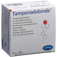 Dermaplast TAMPONADEBINDE 1 cmx5 m steril Hartmann 1 St.