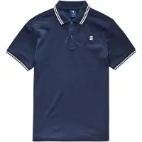 G-Star Dunda Slim Stripe Kurzarm-poloshirt Blau S Mann Blau S