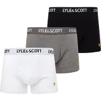 Lyle & Scott LYLE&SCOTT Herren Boxershorts, 3er Pack - Barclay Core Trunks, Baumwoll-Stretch
