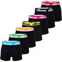 Ellesse Herren Boxer Shorts, 7er Pack - Yema 7 Pack Boxer Shorts, Logo, Cotton Stretch