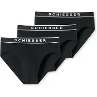 Schiesser Unterwäsche 179570 95/5 Herren Black (3er-Pack)-XXL